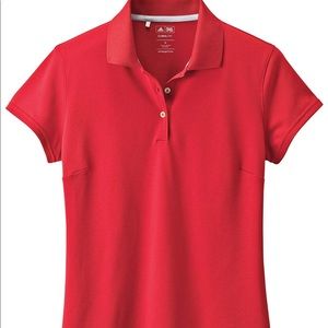 adidas Womens Climalite Textured Golf Polo Shirt